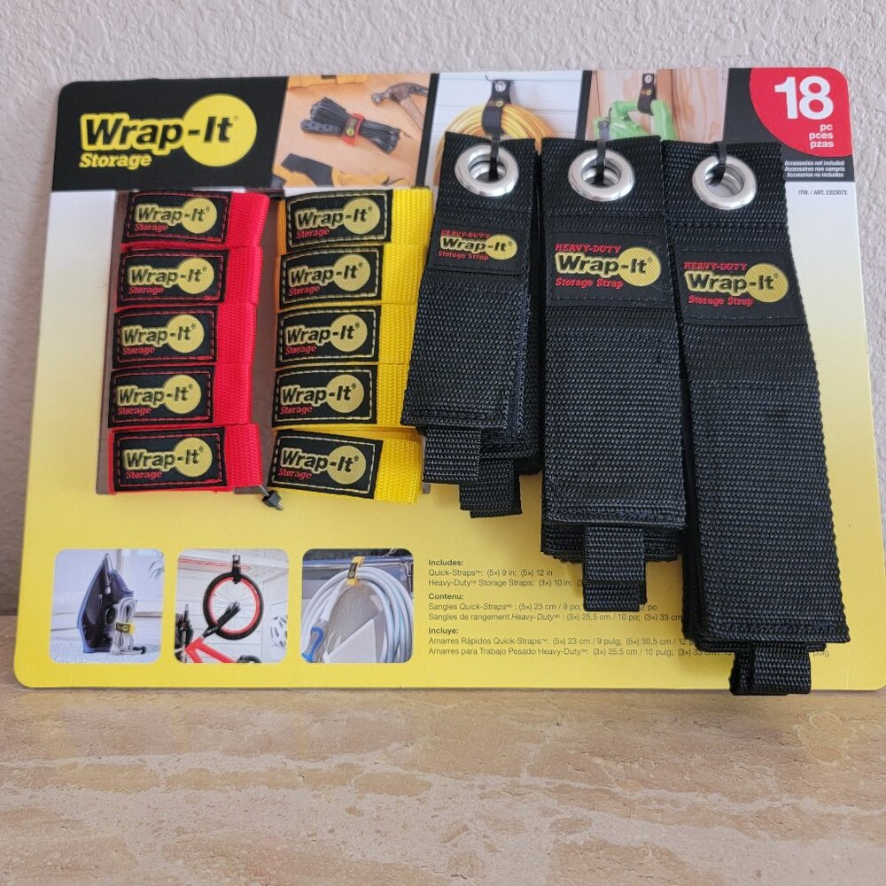 Wrap-It Storage Straps 18-piece Set - Picture 5 of 10